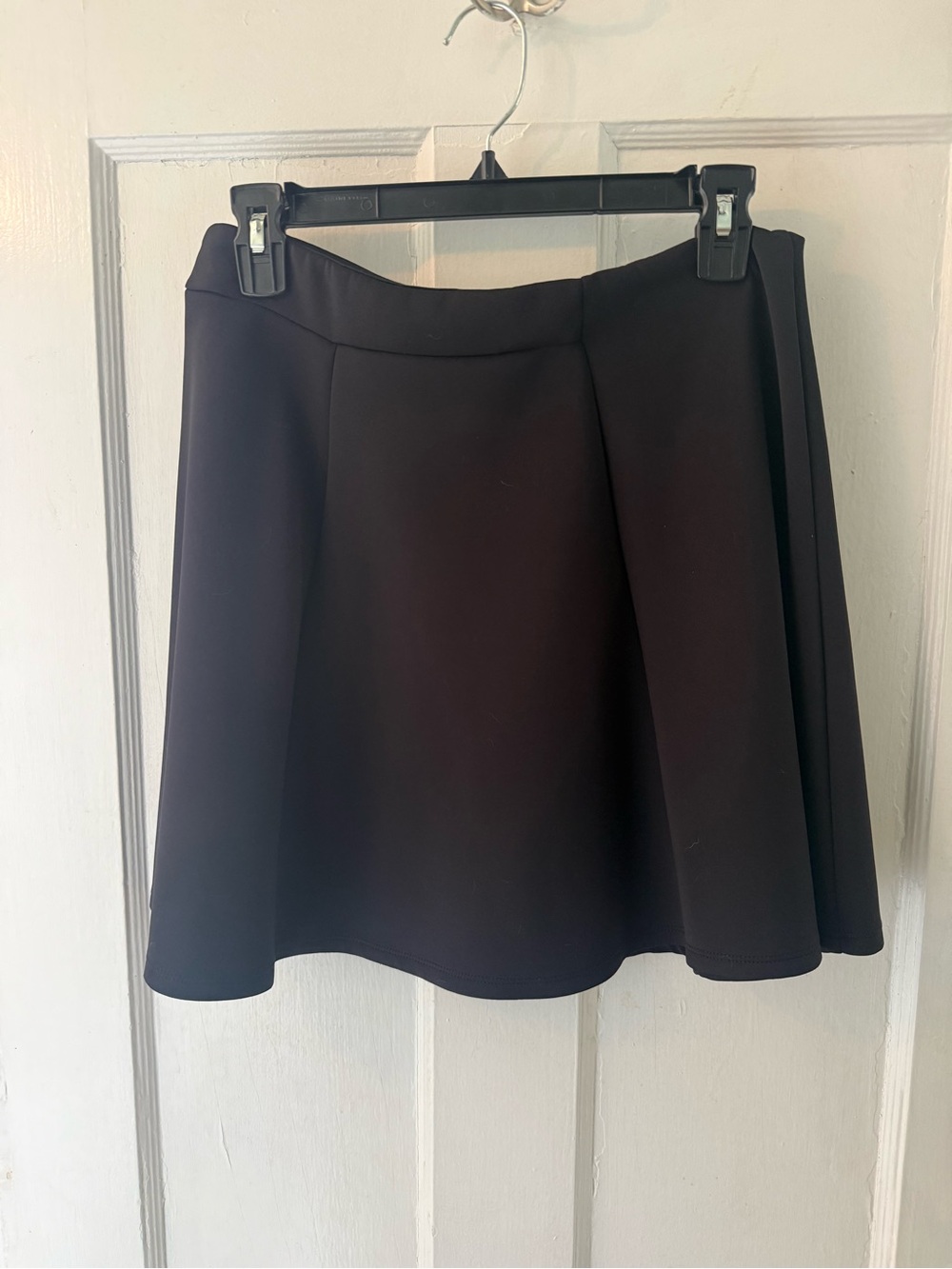 Decree Black A-Line Skirt
